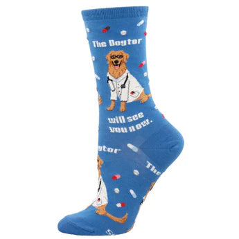 The Dogtor Is In Socks