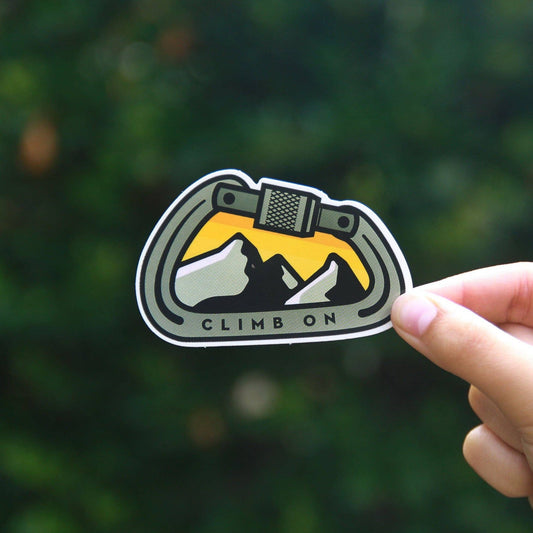 Climb On - Vinyl Sticker