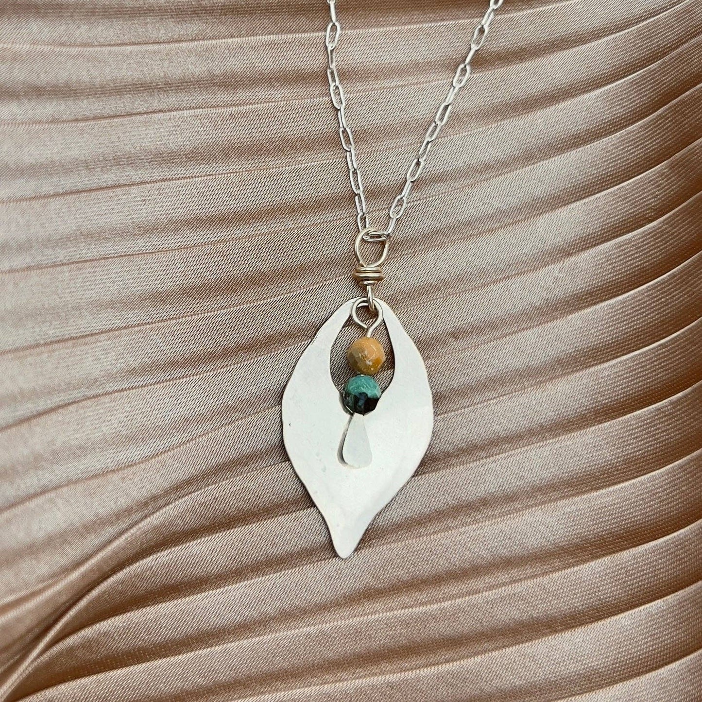 Handmade Tea Leaf Necklace