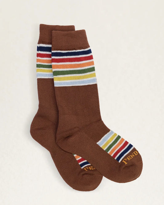 Joshua Tree Stripe Crew Sock