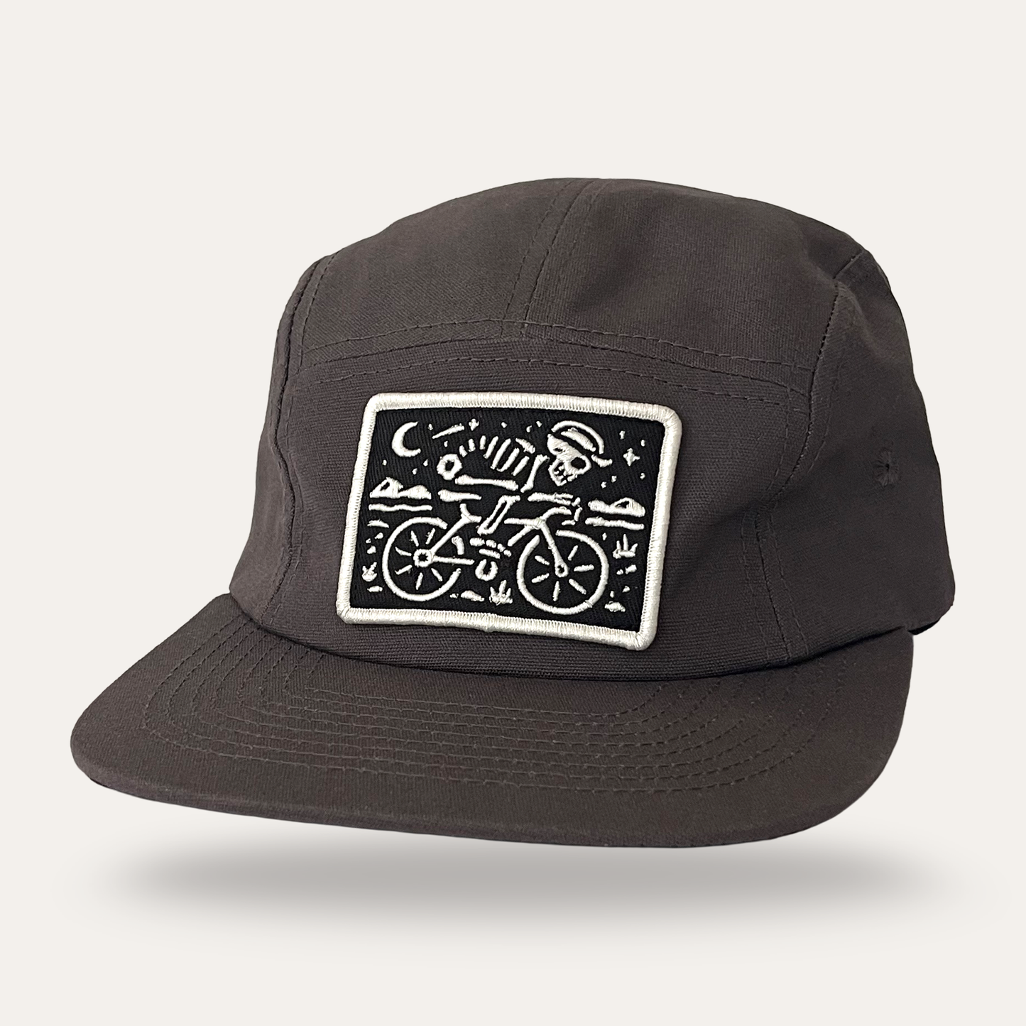 Skeleton Rider Hat - Dark Gray