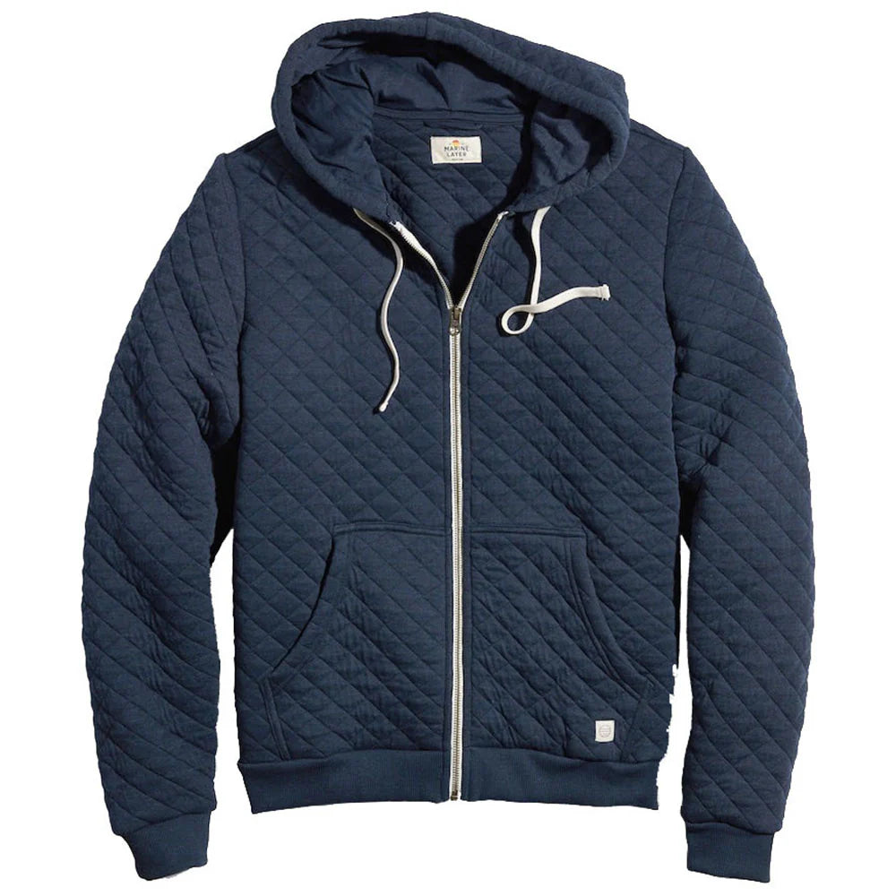 Corbet Quilted Full Zip Hoodie