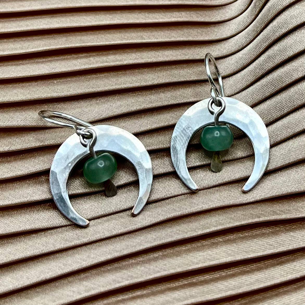Handmade Crescent Earrings