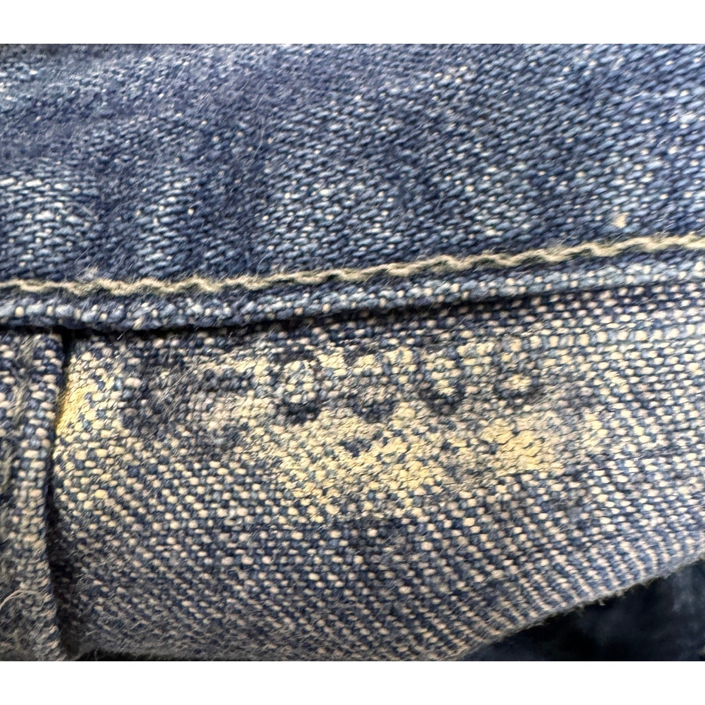 Vintage 1940s WW2 US Navy USN Dungarees Utility Trousers Denim Baker Pants 30x32