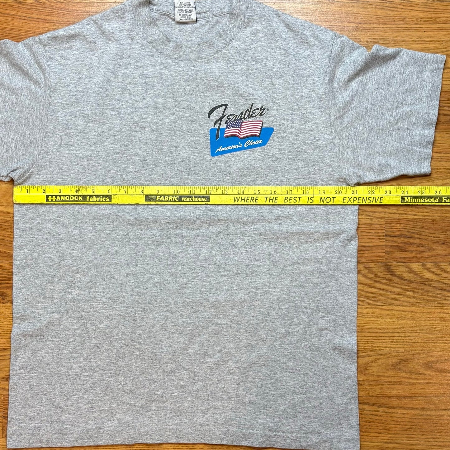 Vintage Fender America’s Choice T Shirt Mens Large Made USA Double Sided Graphic