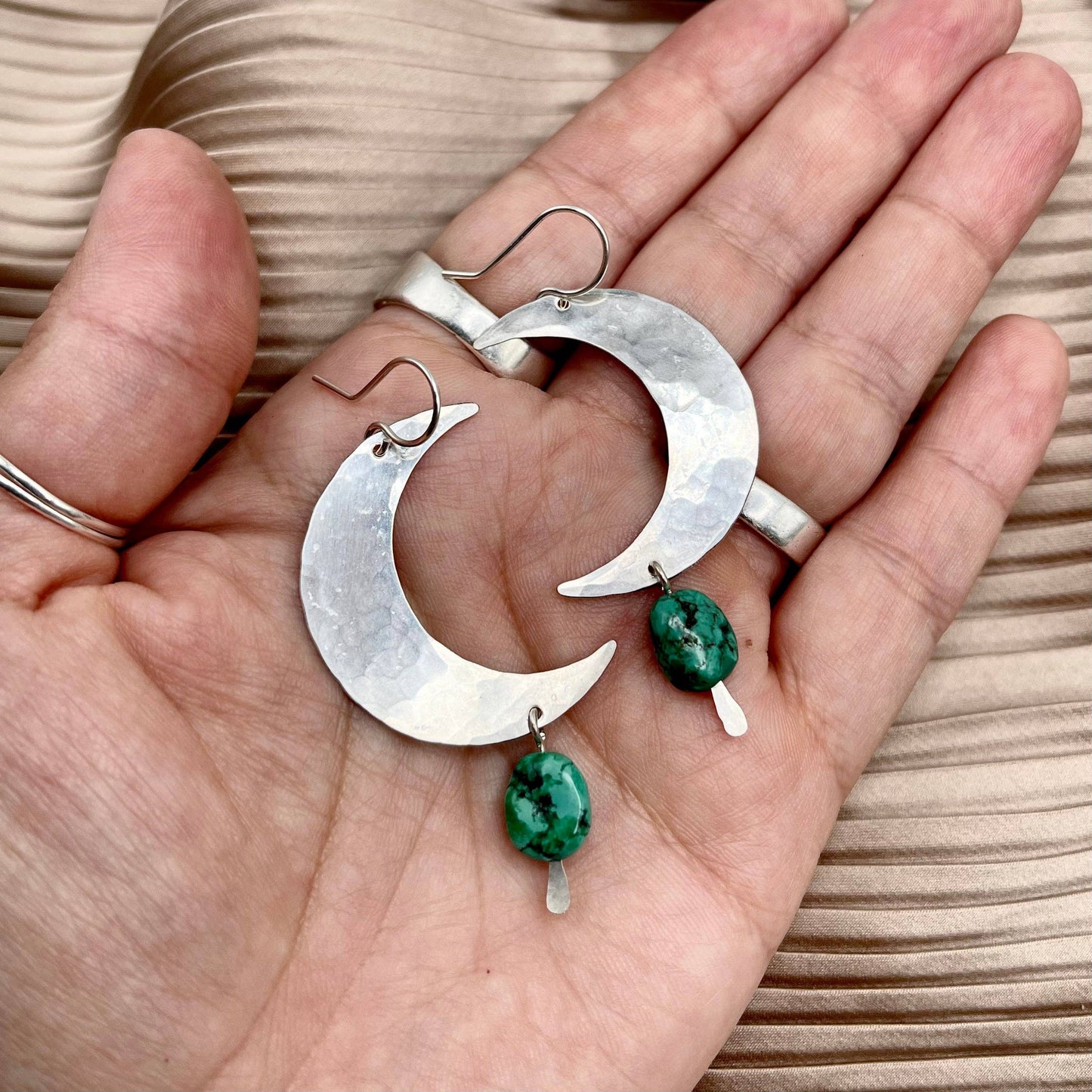 Handmade Turquoise Moon