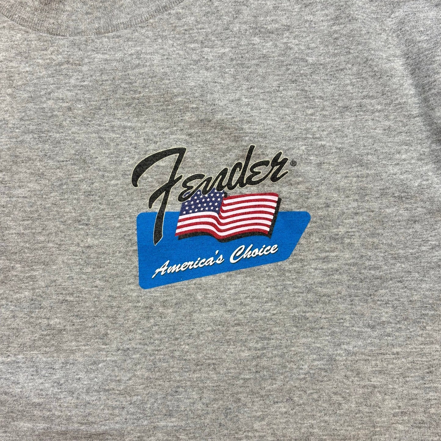 Vintage Fender America’s Choice T Shirt Mens Large Made USA Double Sided Graphic