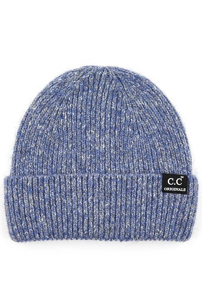 C.C Ribbed Wool Blend Beanie