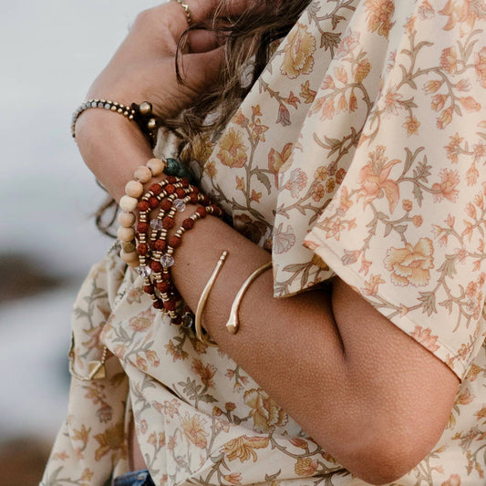 Brass Serpent Bracelet