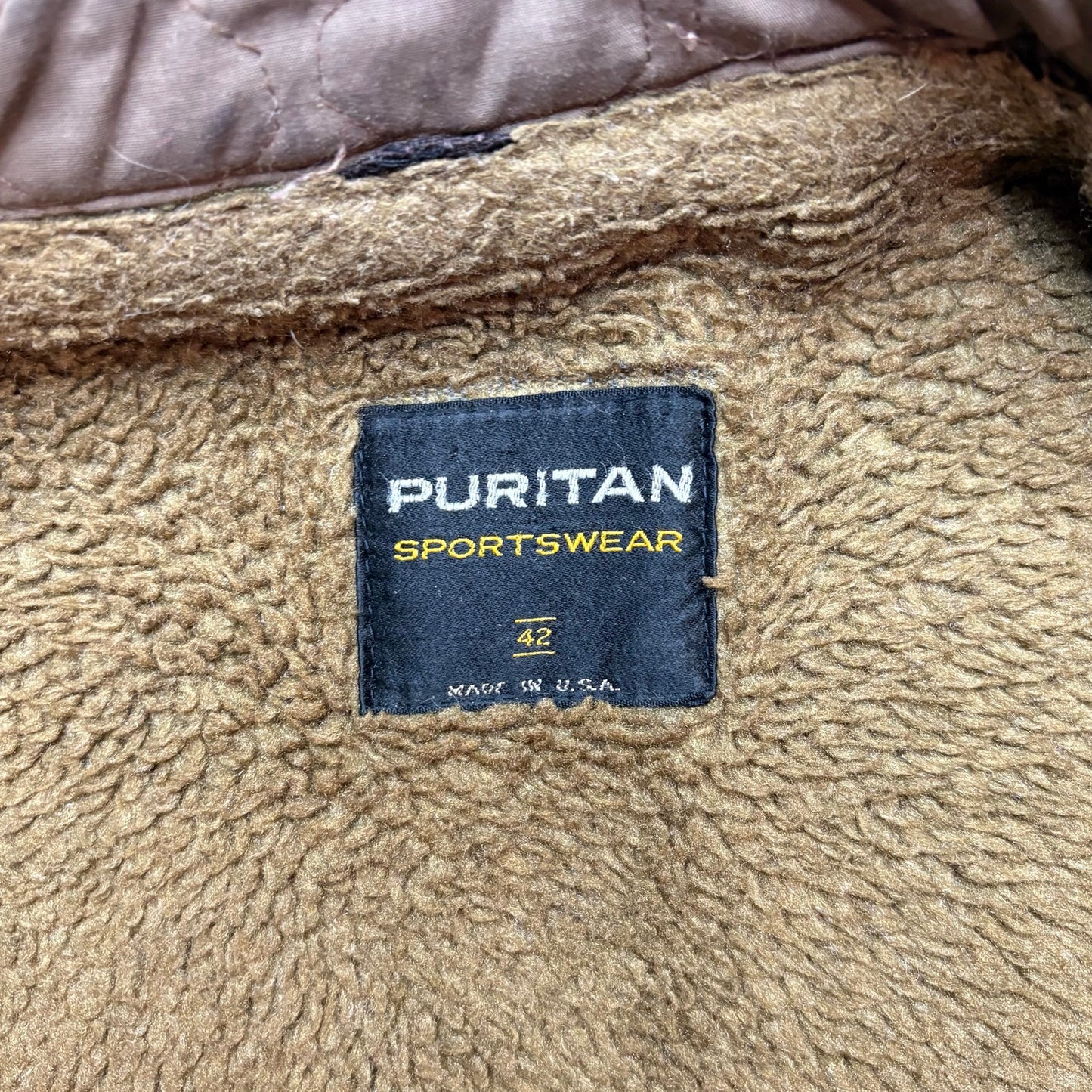 Vintage 1970s-80s Puritan Sportswear Plaid Sherpa Jacket Mens XL USA Western