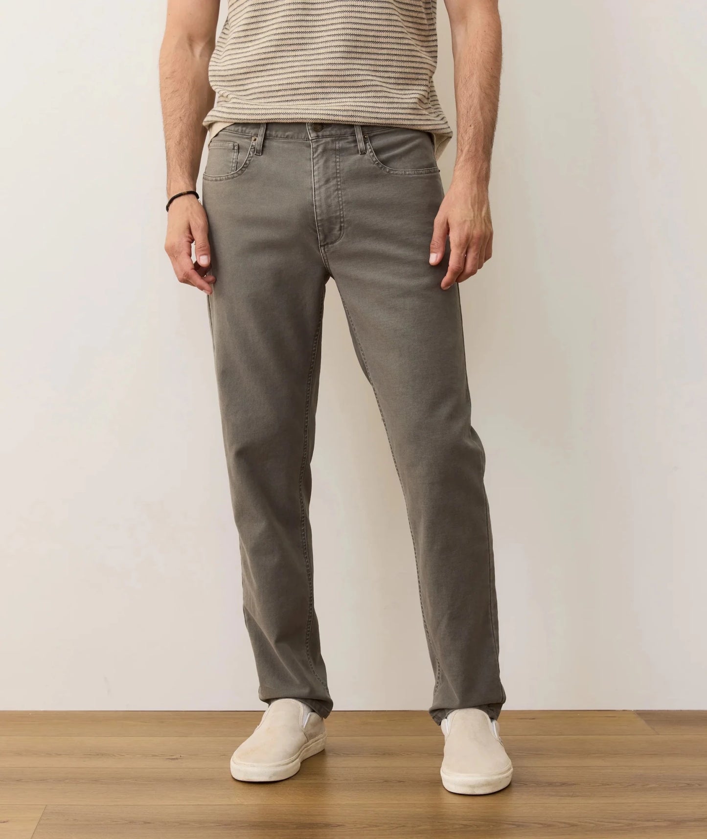 5 Pocket Flex Terry Slim Straight Pant - MST GoodsMarine Layer