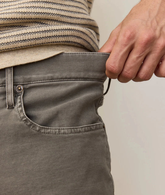 5 Pocket Flex Terry Slim Straight Pant - MST GoodsMarine Layer