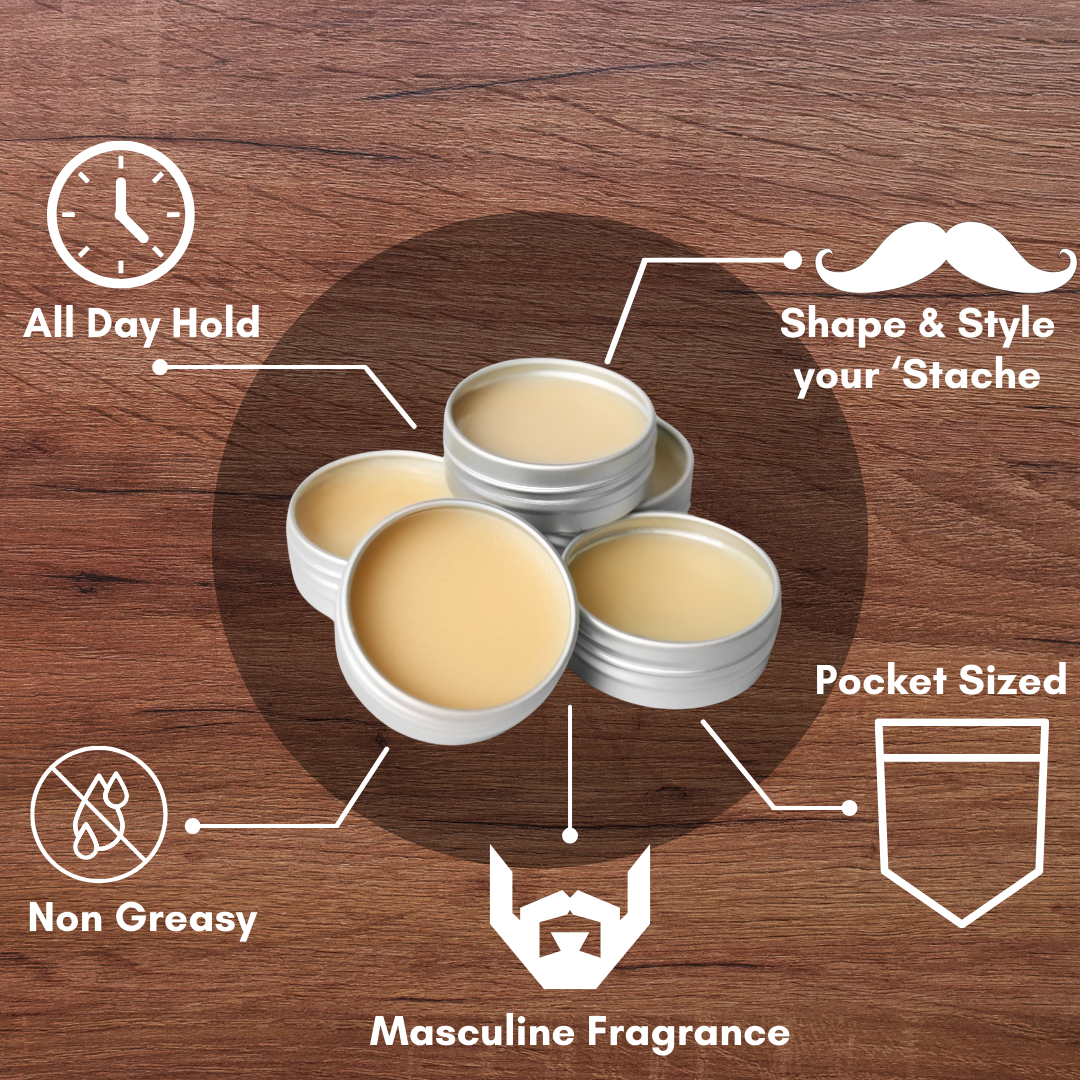 Gents Mustache Wax – Strong Hold