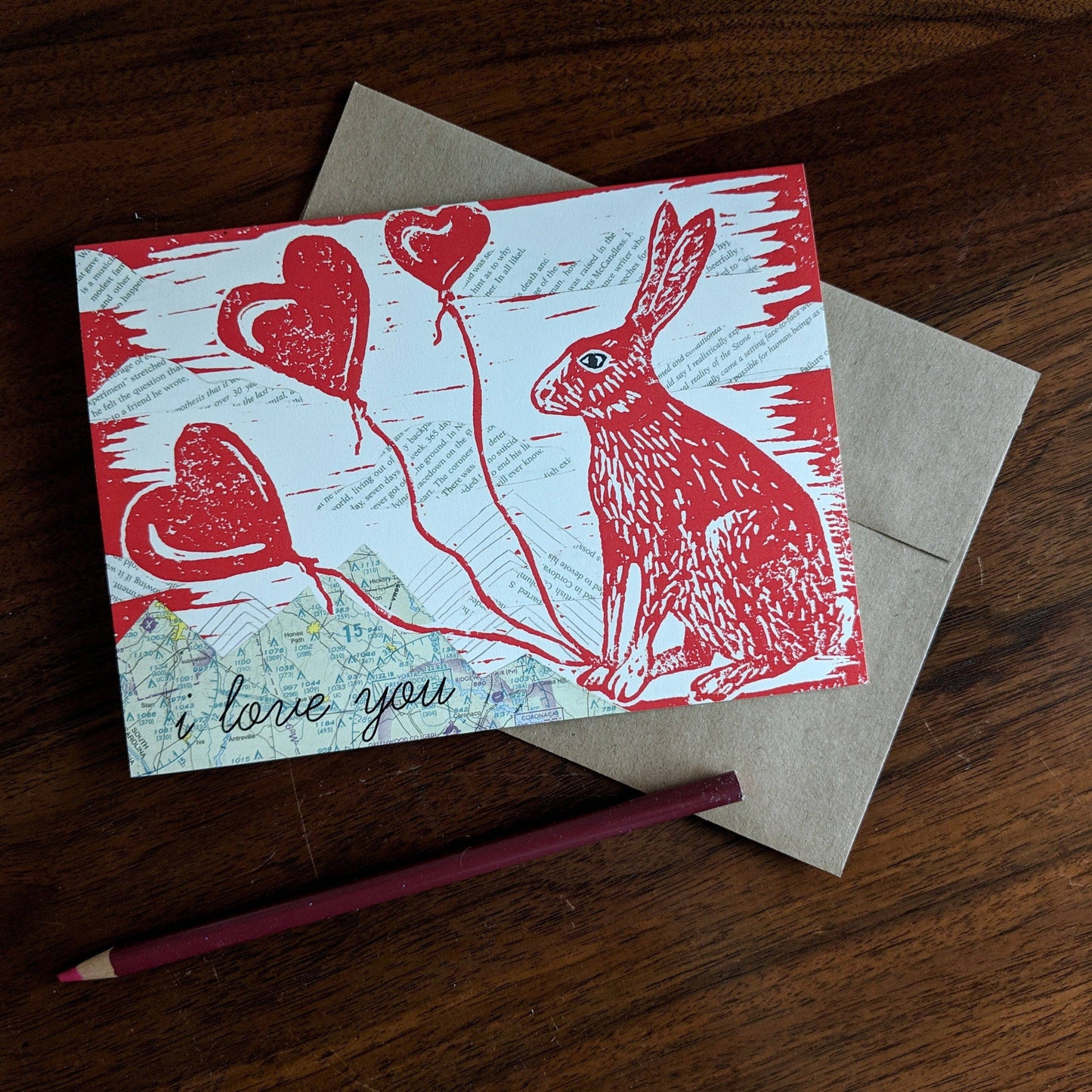 Greeting card | i love you bunny