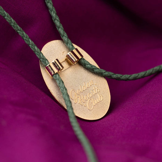 Golden Hearts Club - Bright Floral Bolo Tie