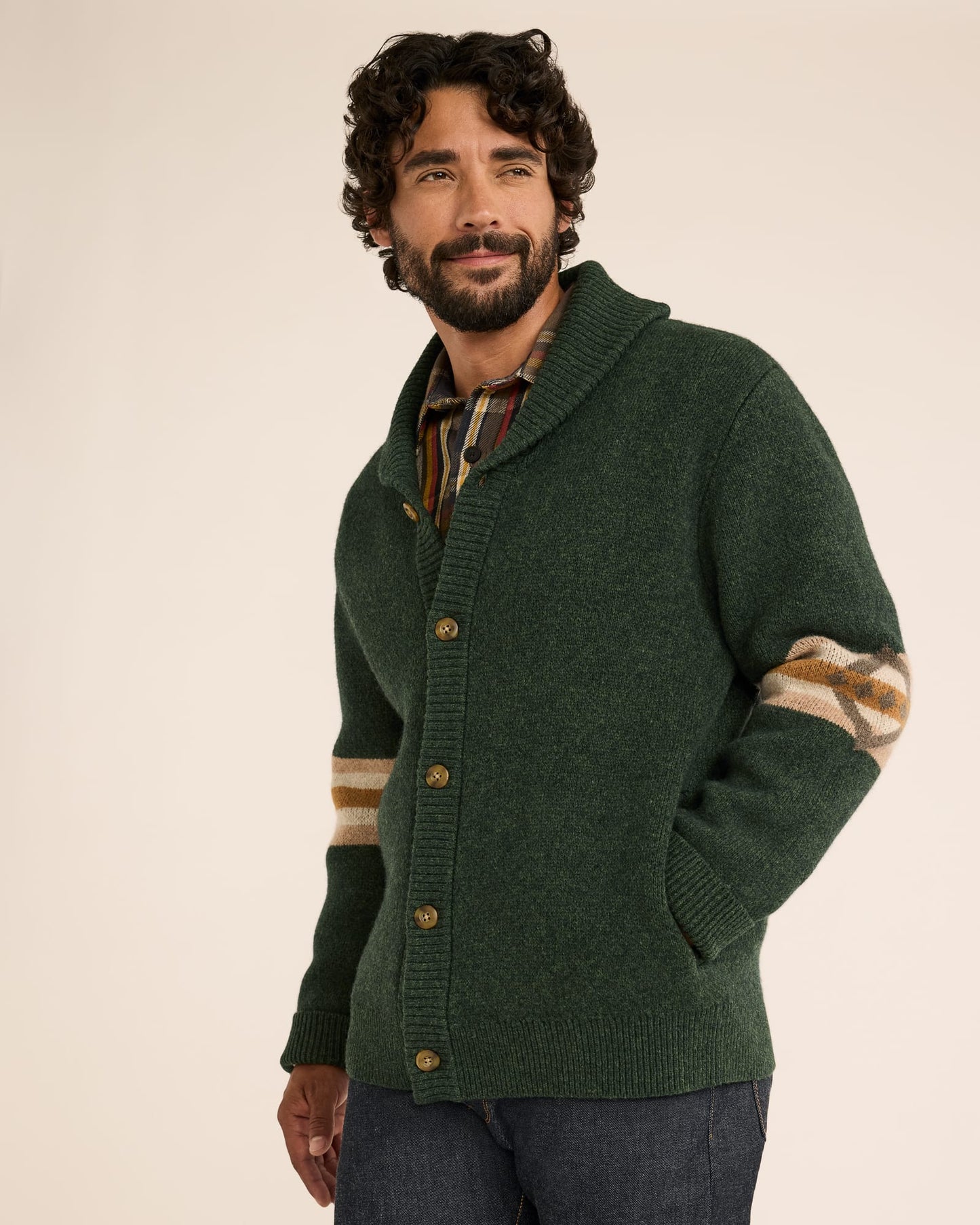 MEN'S NEHALEM LAMBSWOOL CARDIGAN