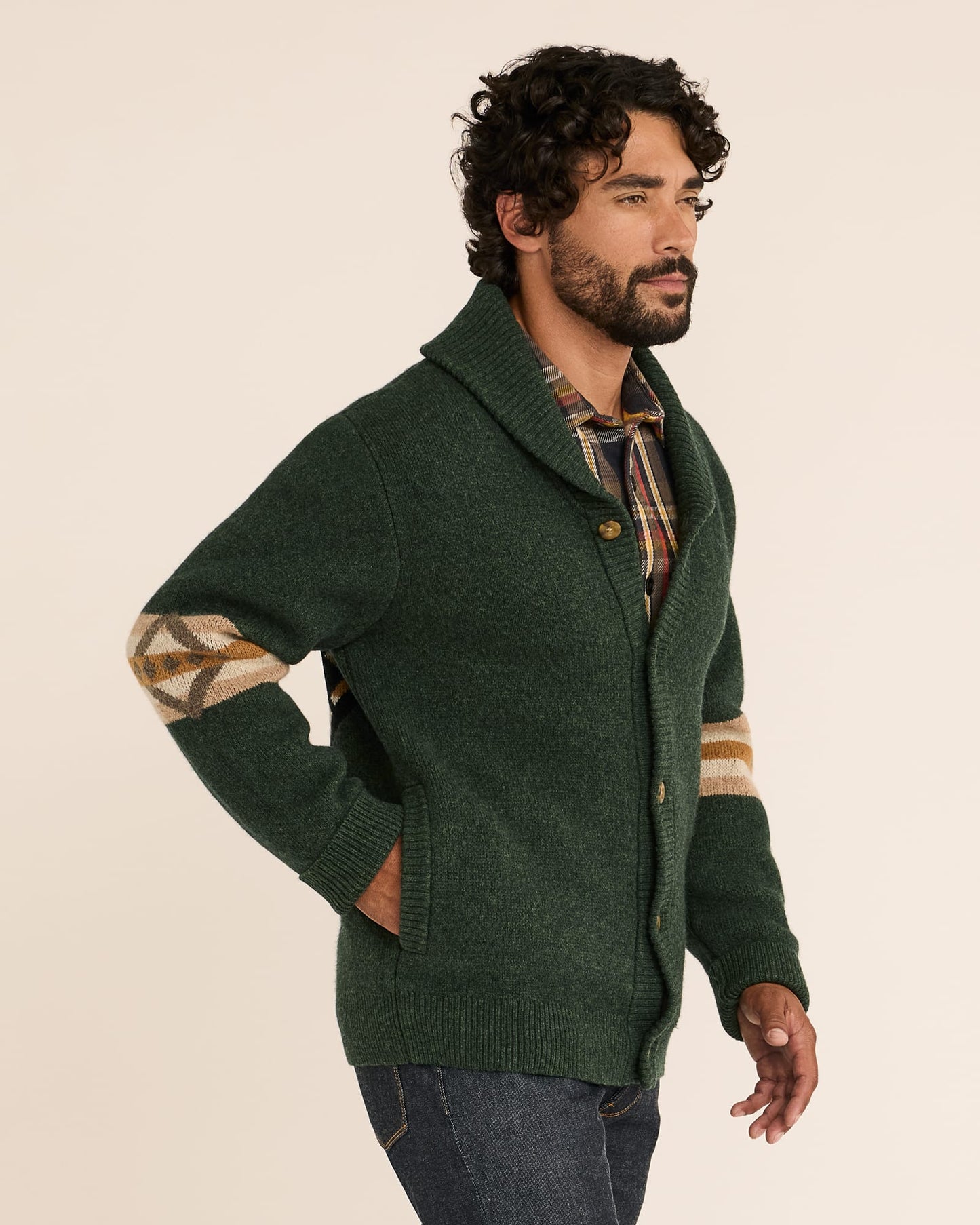 MEN'S NEHALEM LAMBSWOOL CARDIGAN