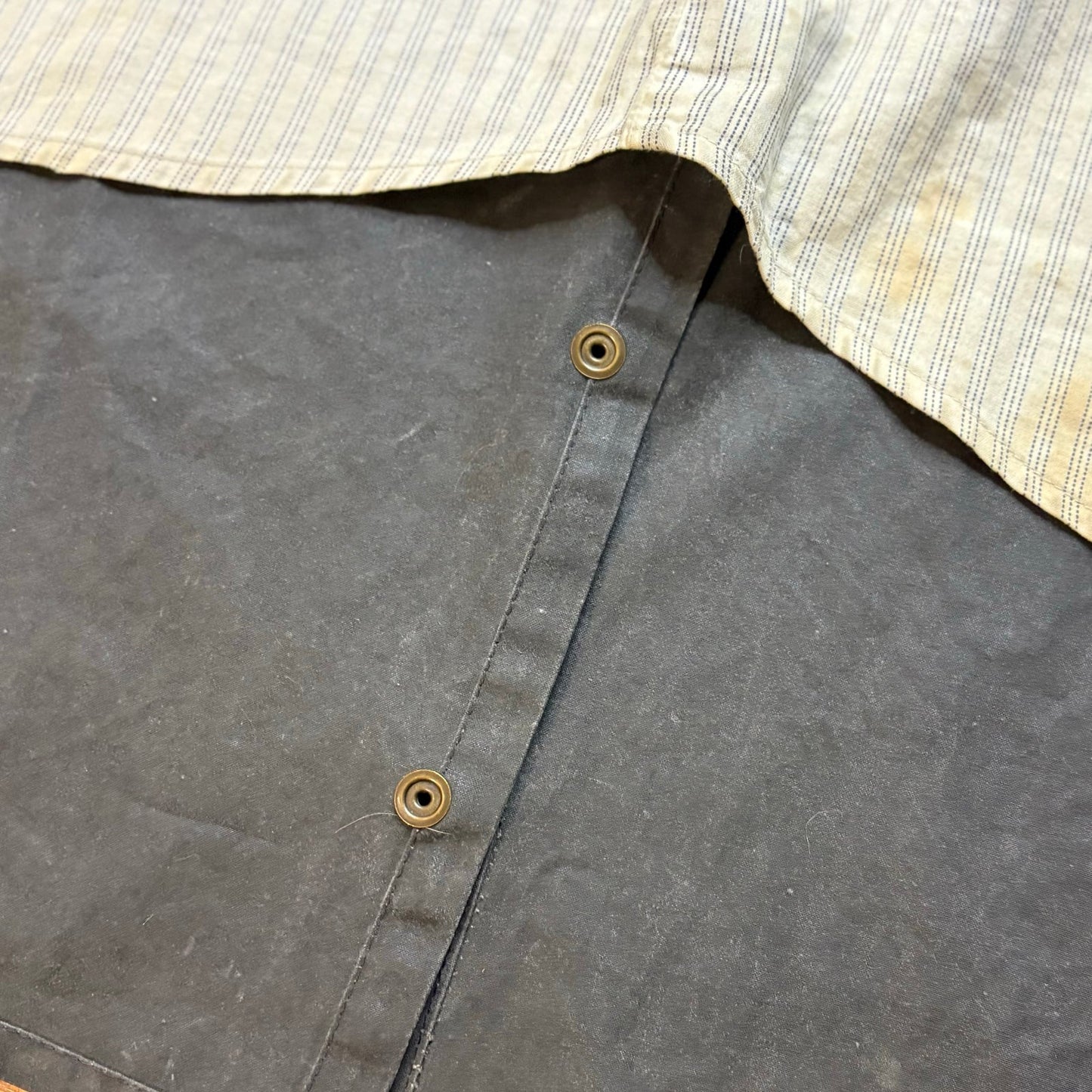 Vintage Outbound Australia Waxed Cotton Oilskin Field Jacket Storm Cape XL