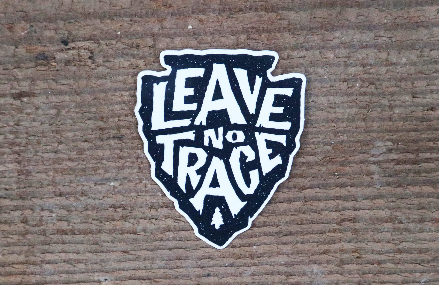 Leave No Trace, Vinyl Sticker, Laptop, Waterbottle, Car Window Sticker