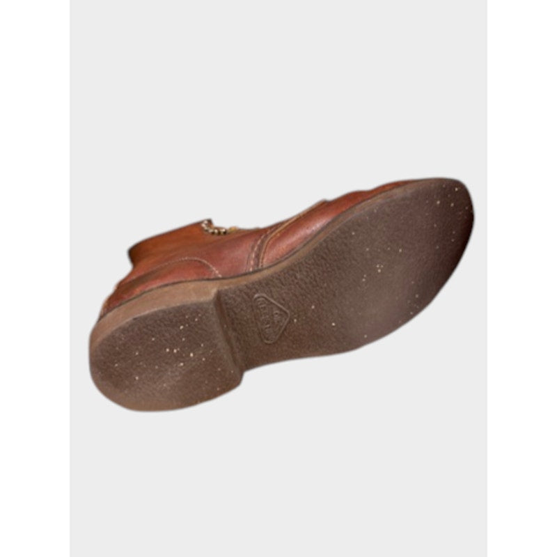 Vintage Red Wing Boots Women's 8 1980s Brown Leather Moccasin Toe Moc-Toe