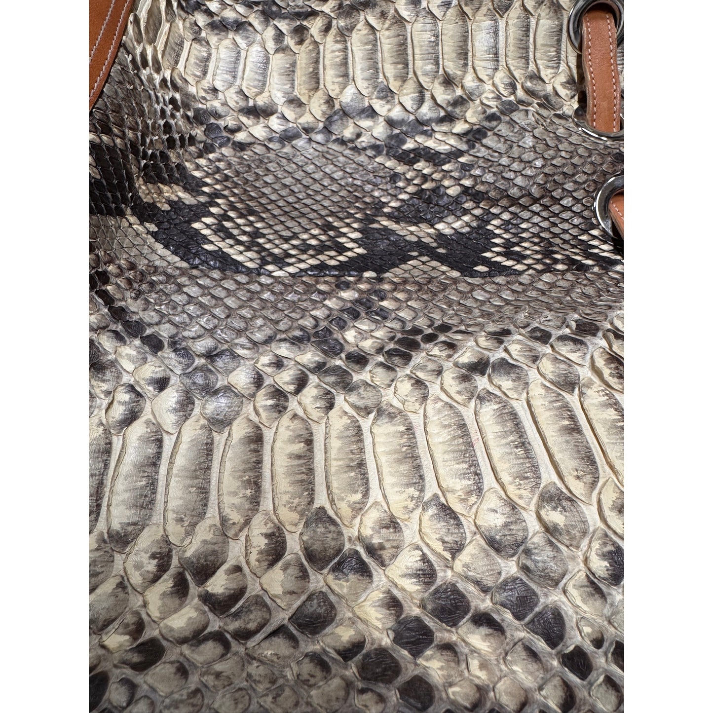 PRINCESS BEA AUERSPERG Genuine Snakeskin and Leather Bag Leather Lined