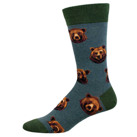 Grizzly Face Socks