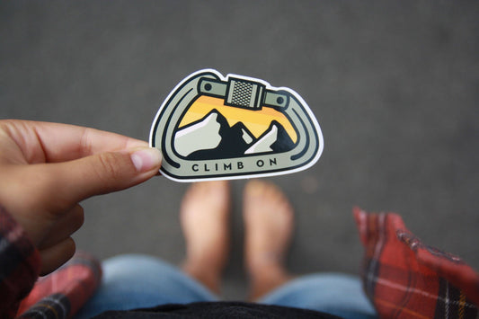 Climb On - Vinyl Sticker