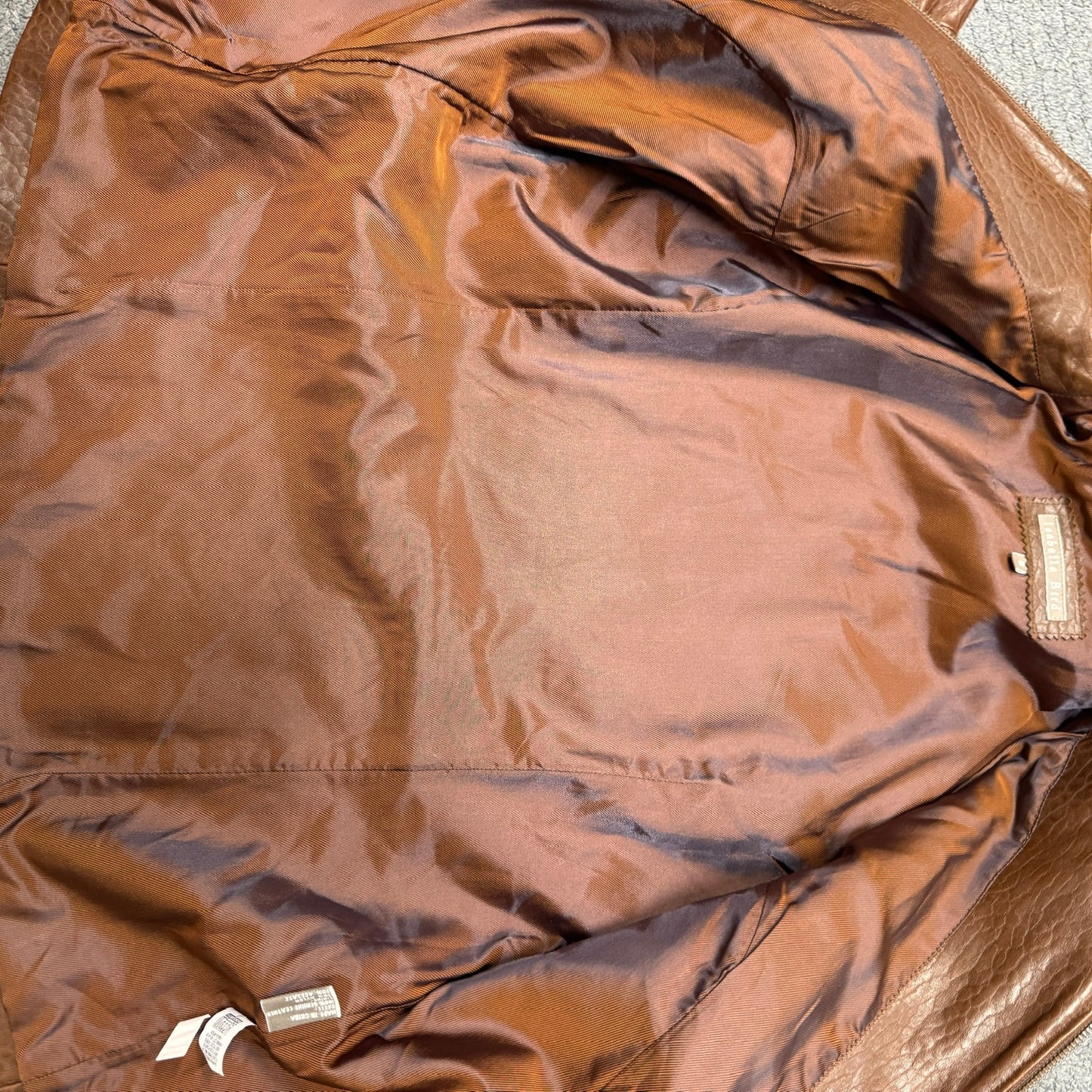 Isabella Bird Leather Jacket Brown Women's Small Anthropologie Brown Excellent