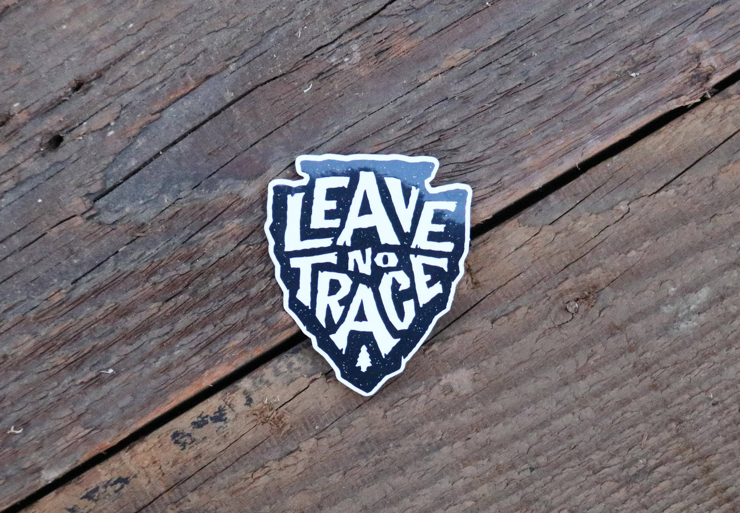 Leave No Trace, Vinyl Sticker, Laptop, Waterbottle, Car Window Sticker