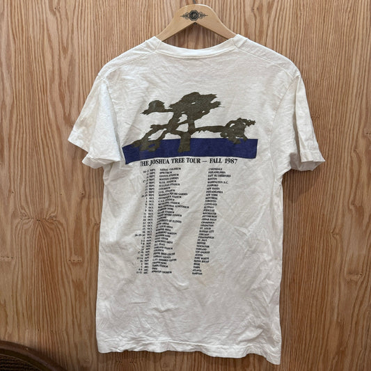 Vintage U2 The Joshua Tree Tour Tee Shirt 1987 Size Large USA Made Screen Stars