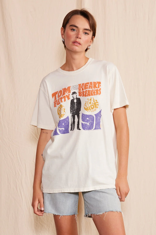 Tom Petty Great Wide Open Crew Neck Tee