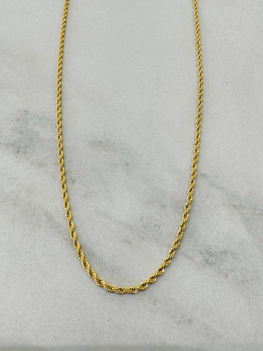 Alton Stainless Steel Chain Necklace Gold