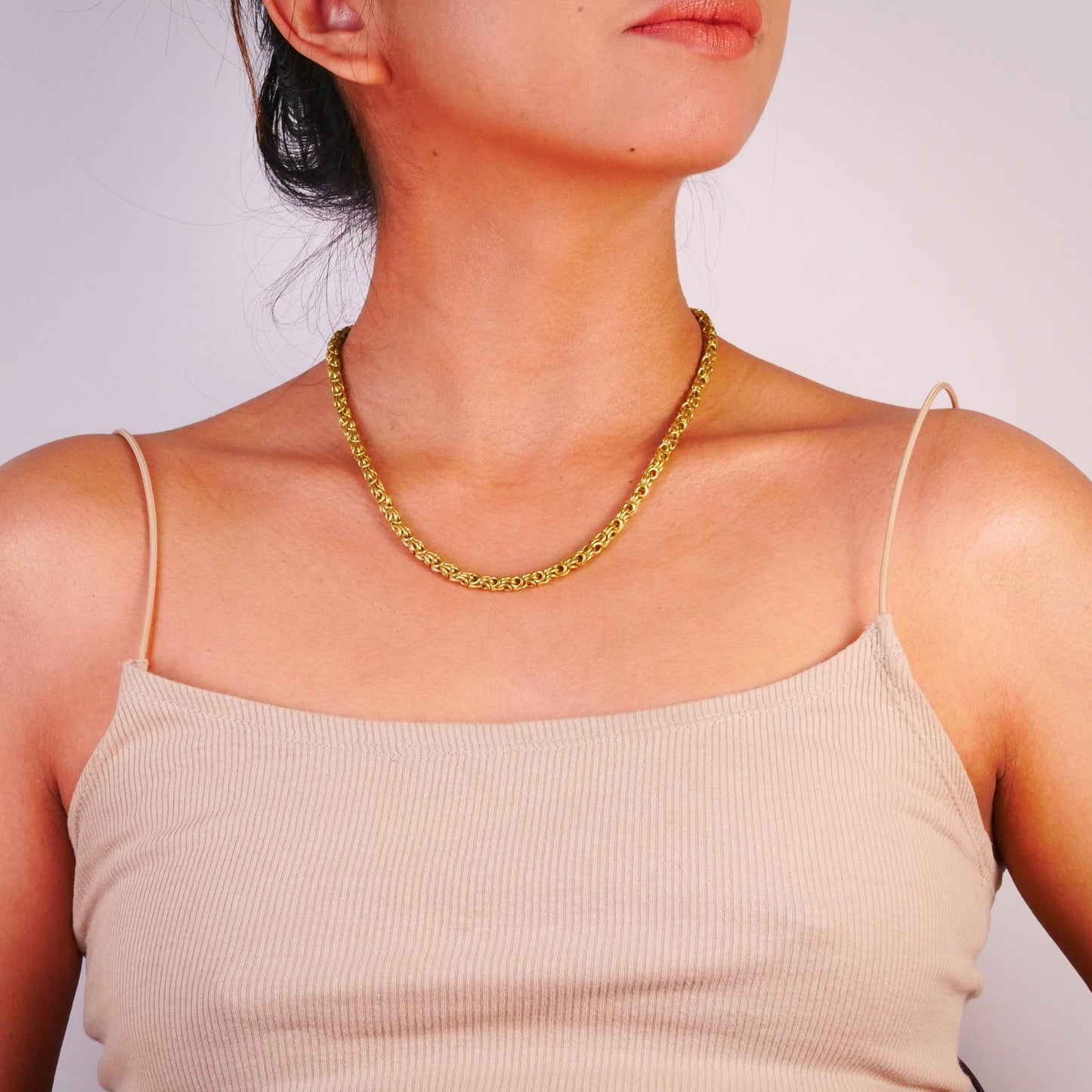 Brass Byzantine Chain - Anti Tarnish