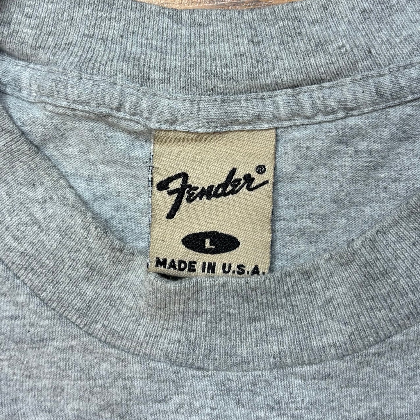 Vintage Fender America’s Choice T Shirt Mens Large Made USA Double Sided Graphic