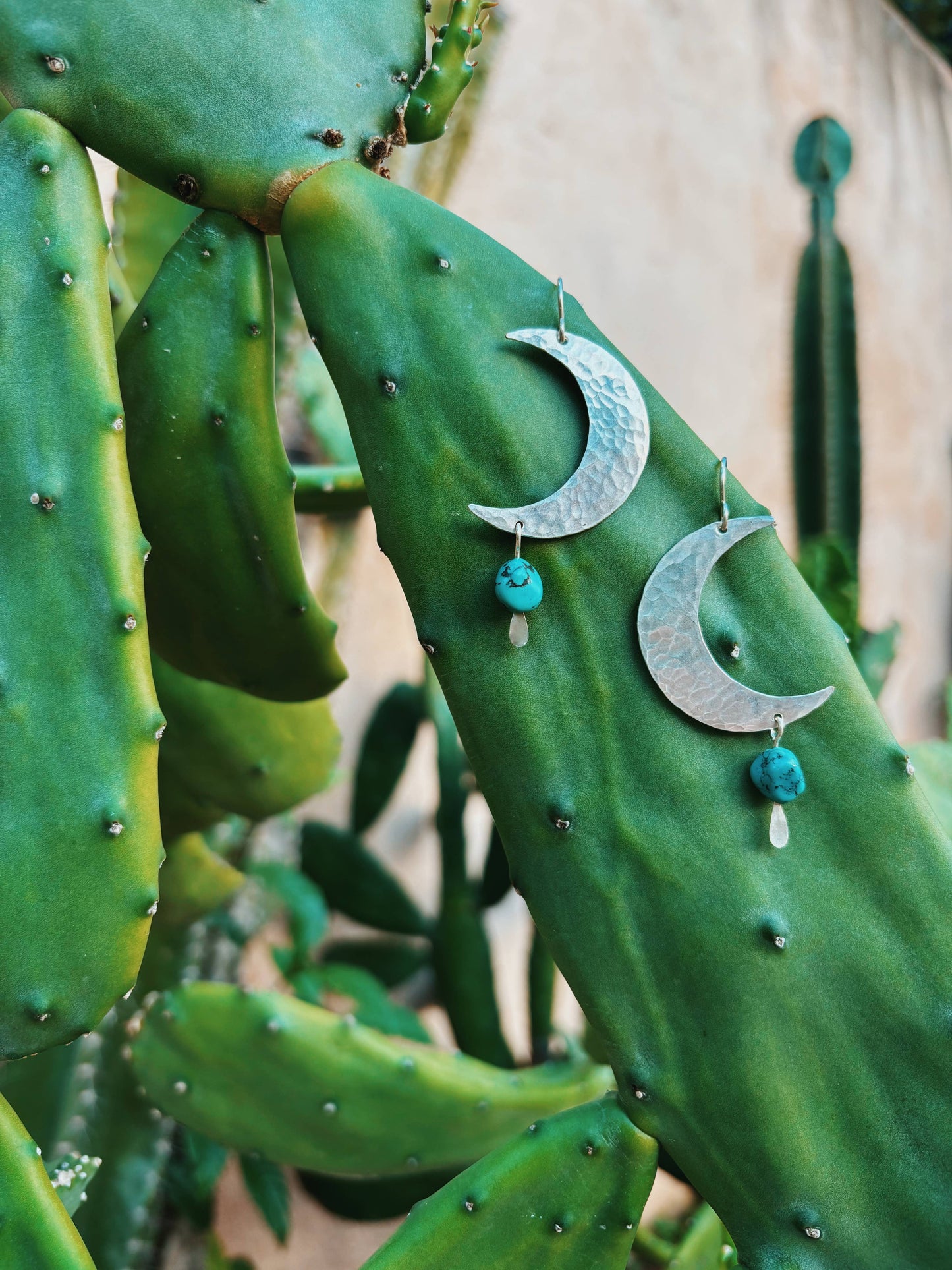 Handmade Turquoise Moon