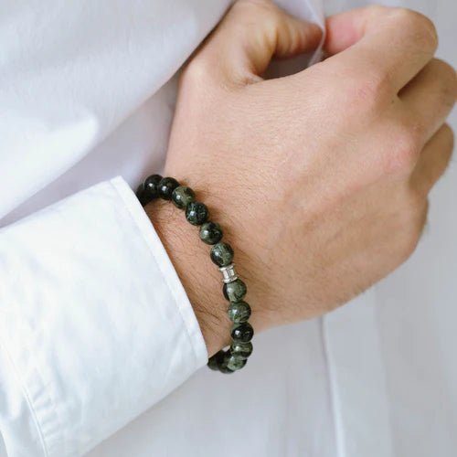 8mm Round Gemstone Bracelet - MST GoodsBraceletsSteel & Barnett