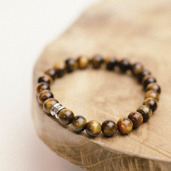 8mm Round Gemstone Bracelet - MST GoodsBraceletsSteel & Barnett