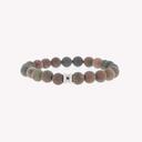 8mm Round Gemstone Bracelet - MST GoodsBraceletsSteel & Barnett