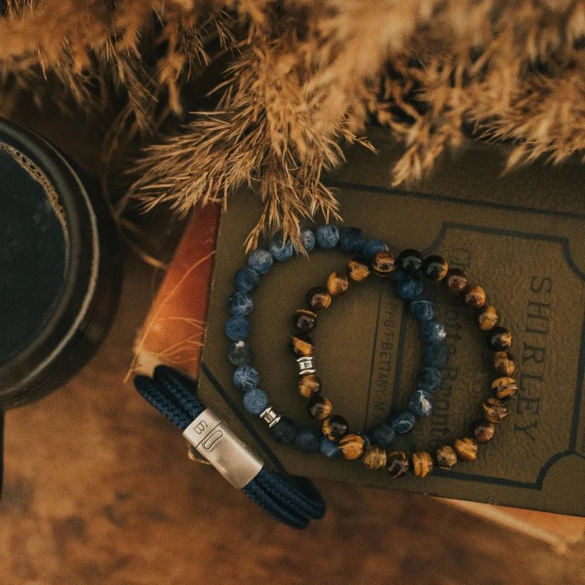 8mm Round Gemstone Bracelet - MST GoodsBraceletsSteel & Barnett