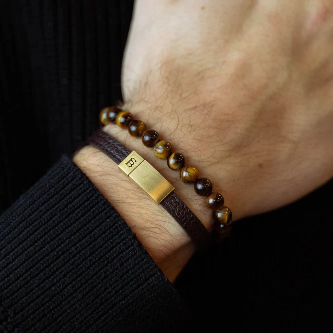8mm Round Gemstone Bracelet - MST GoodsBraceletsSteel & Barnett