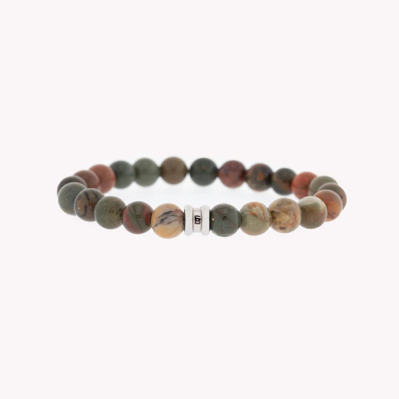 8mm Round Gemstone Bracelet - MST GoodsBraceletsSteel & Barnett