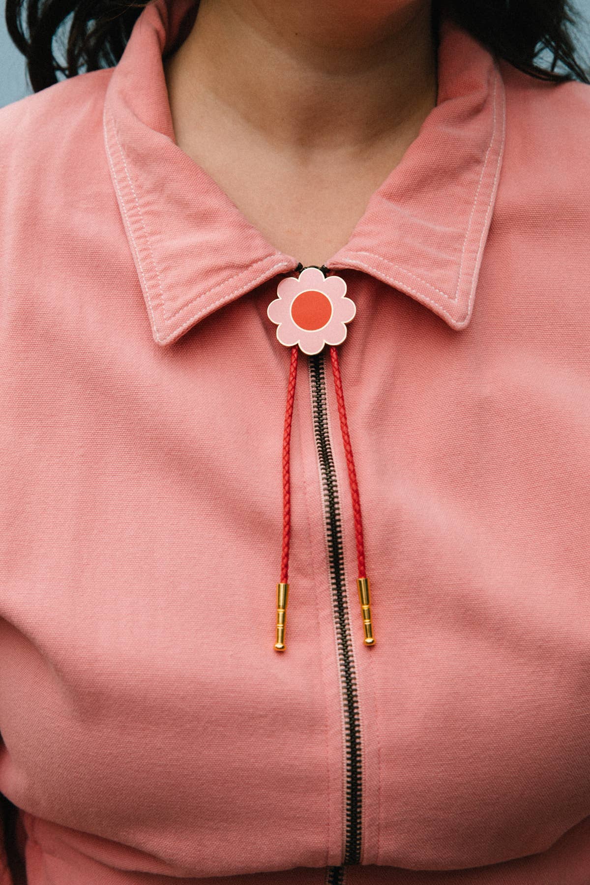 Big Daisy Bolo Tie