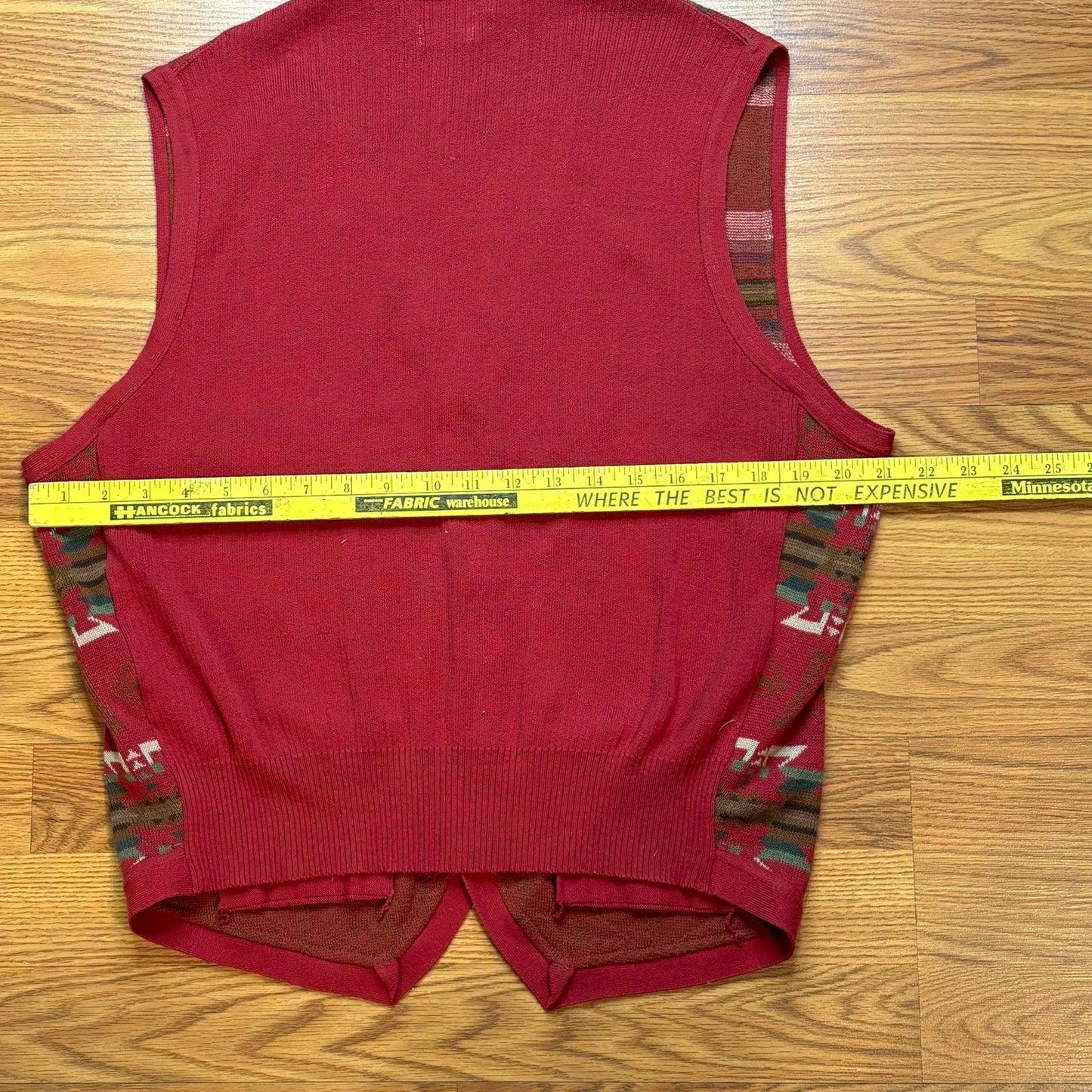 Vtg 1990s Polo Ralph Lauren Southwestern Sweater Vest Mens Large Cotton Knit