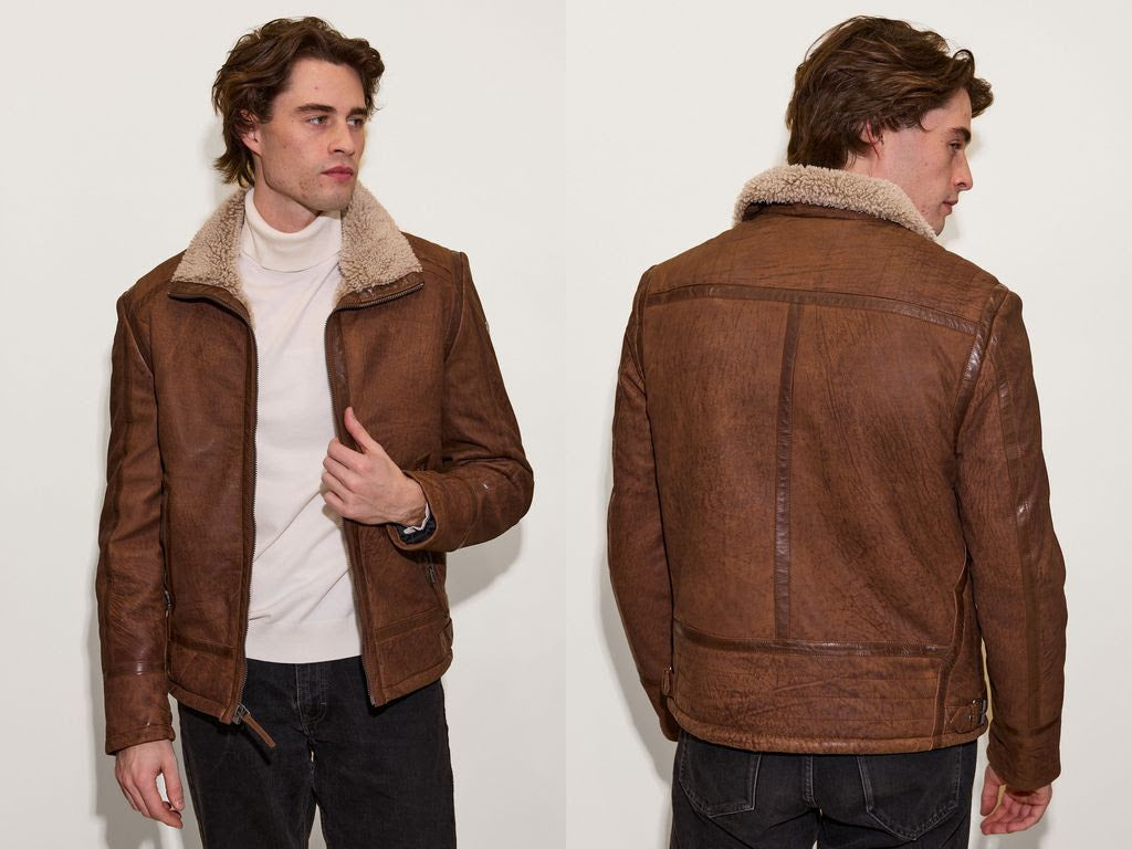 Anchorage CF Dark Brown Lambskin Jacket