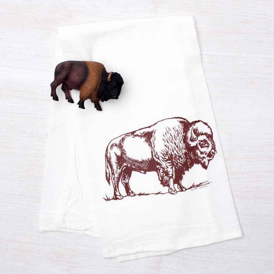 Bison Flour Sack Tea Towel