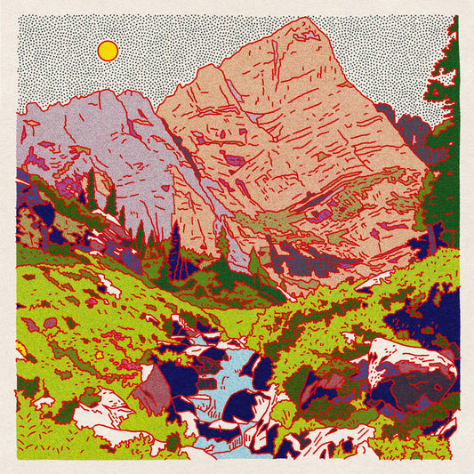 caroline clark colorado artist mountain art print
