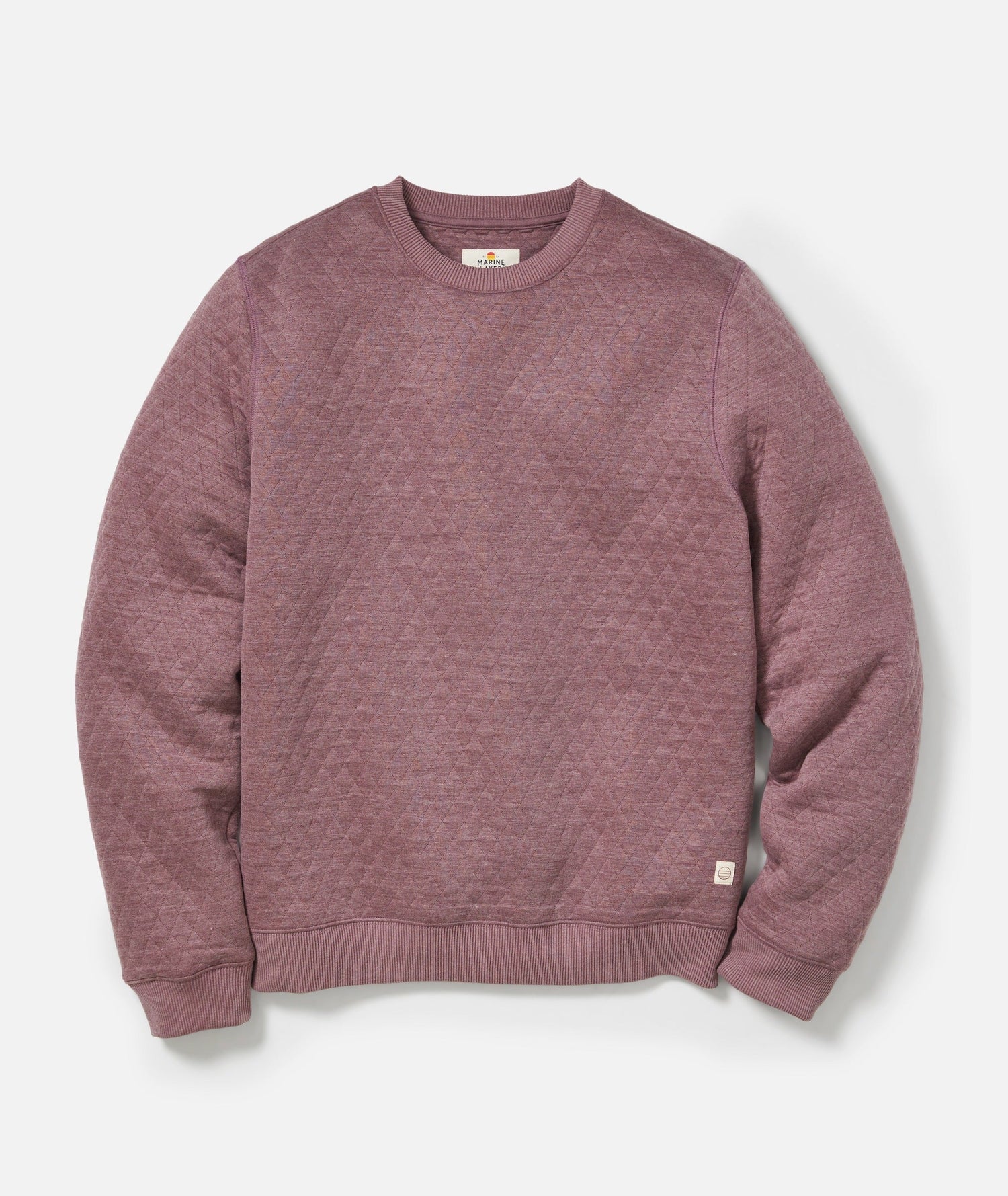 Mauve sweatshirt on a light gray background