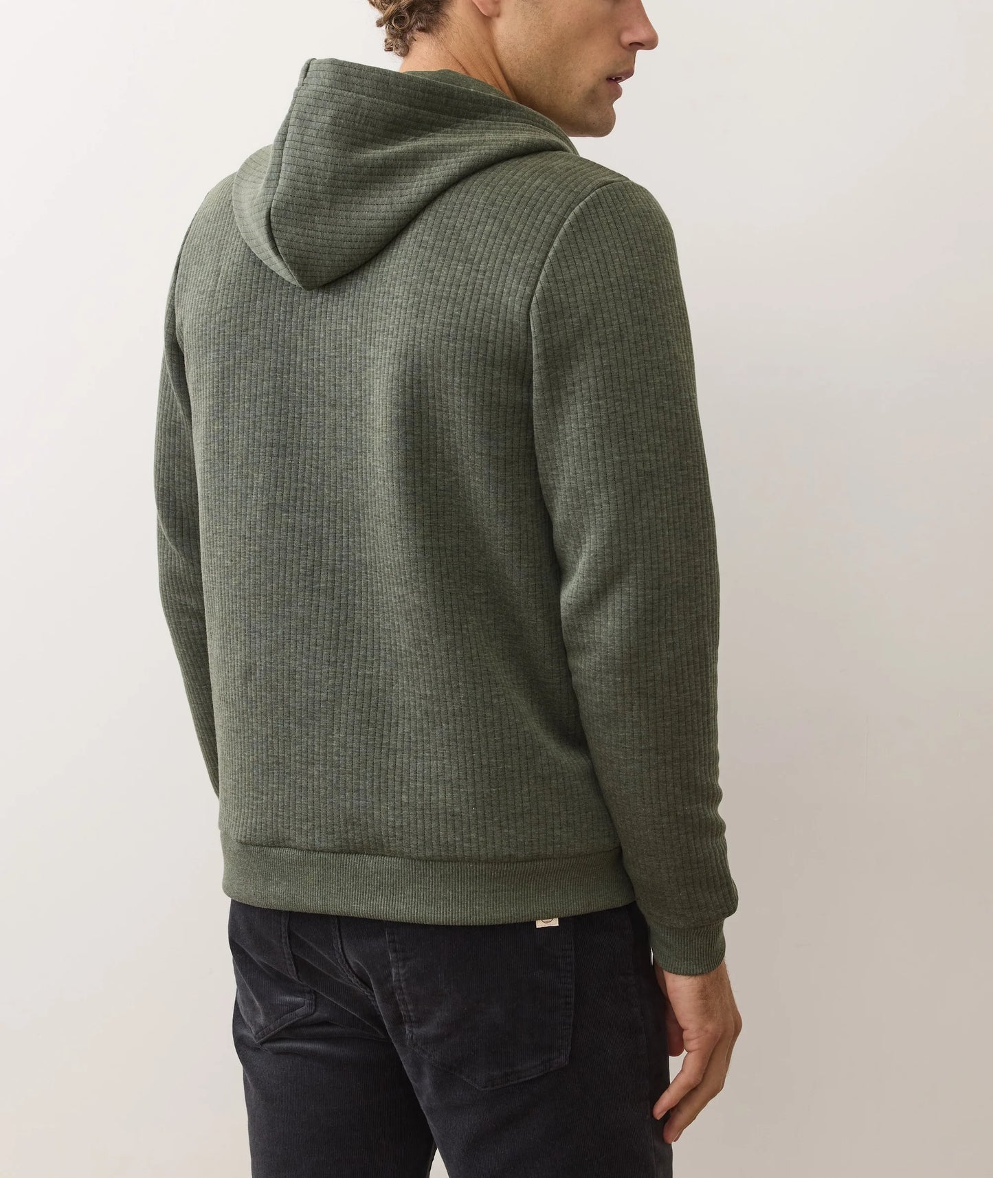 Corbet Quilted Full Zip Hoodie