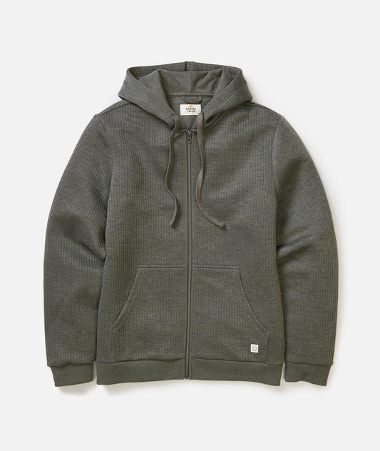 Corbet Quilted Full Zip Hoodie