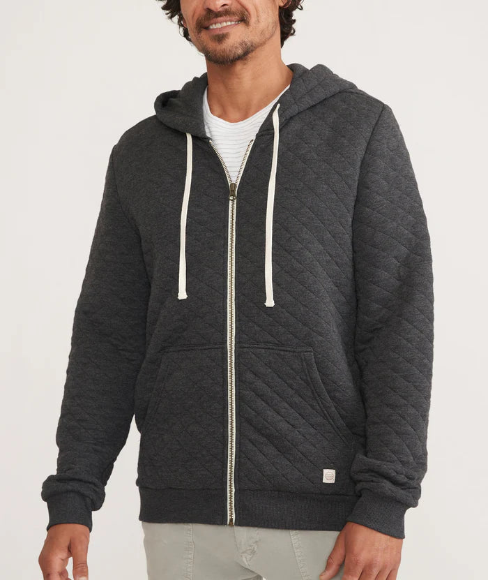 Corbet Quilted Full Zip Hoodie